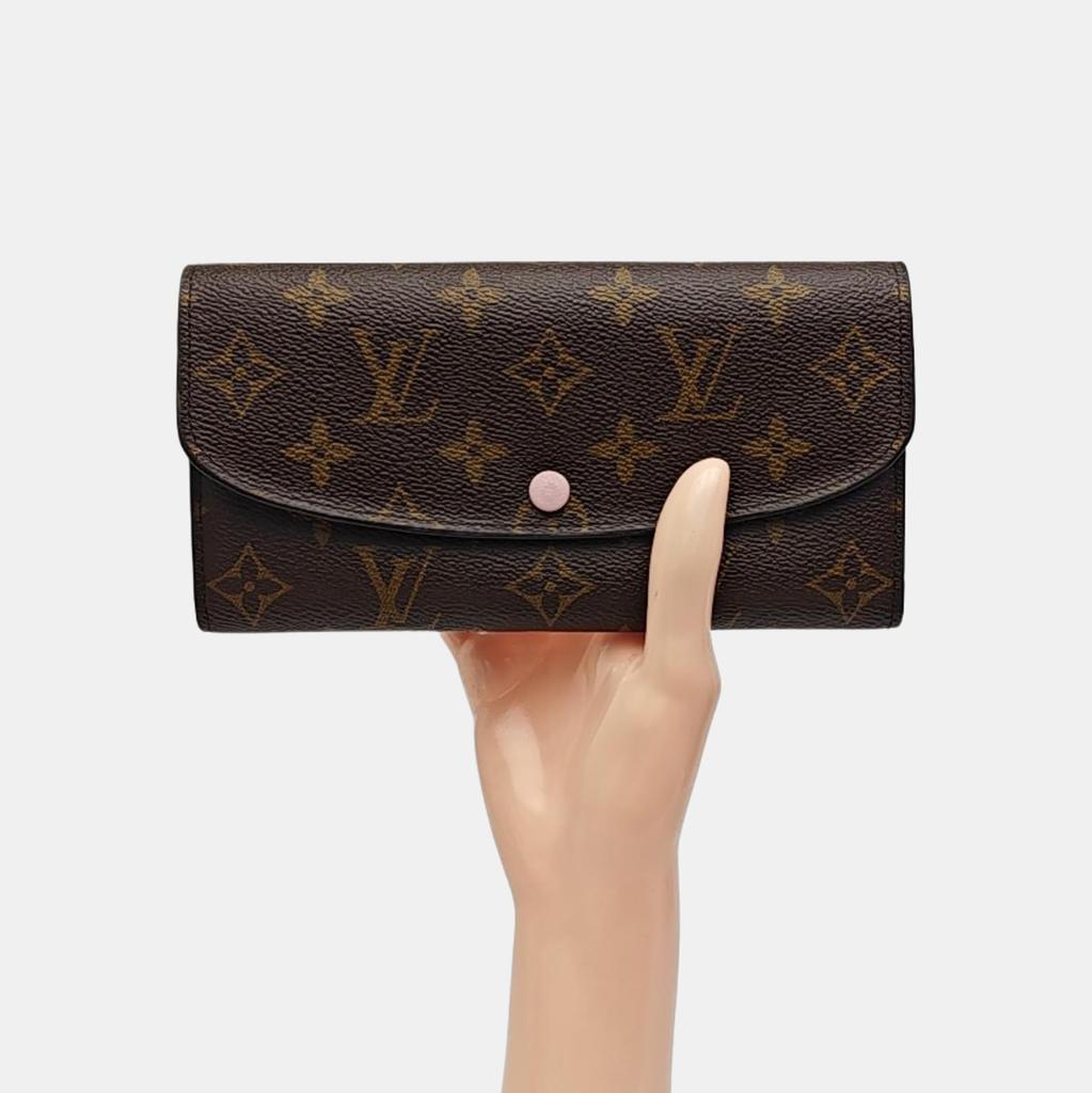 [Б/У] Кошелек Louis Vuitton Emilie 'Коричневый канвас Monogram' - Очень хорошее состояние #15UBXXS