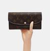 [Б/У] Кошелек Louis Vuitton Emilie 'Коричневый канвас Monogram' - Очень хорошее состояние #15UBXXS
