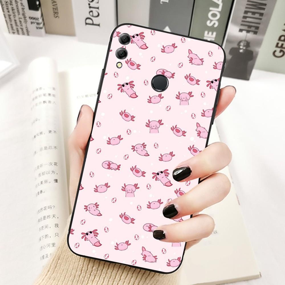 Чехол для телефона Аксолотль Для Huawei Honor 10 lite 9 20 7A 9X 30 50 60 70 pro plus Мягкий силиконовый чехол
