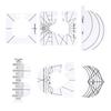 Pack of 6 DIY Creative Quilting Templates Transparent Convenient Exquisite Ergonomic Grip Sewing Accessories Quilting Supplies