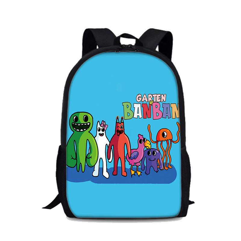 Cartoon Youthful Garten of Banban Student School Bags Notebook Backpacks 3D Printed Oxford Waterproof Boys/Girls Travel Bags
