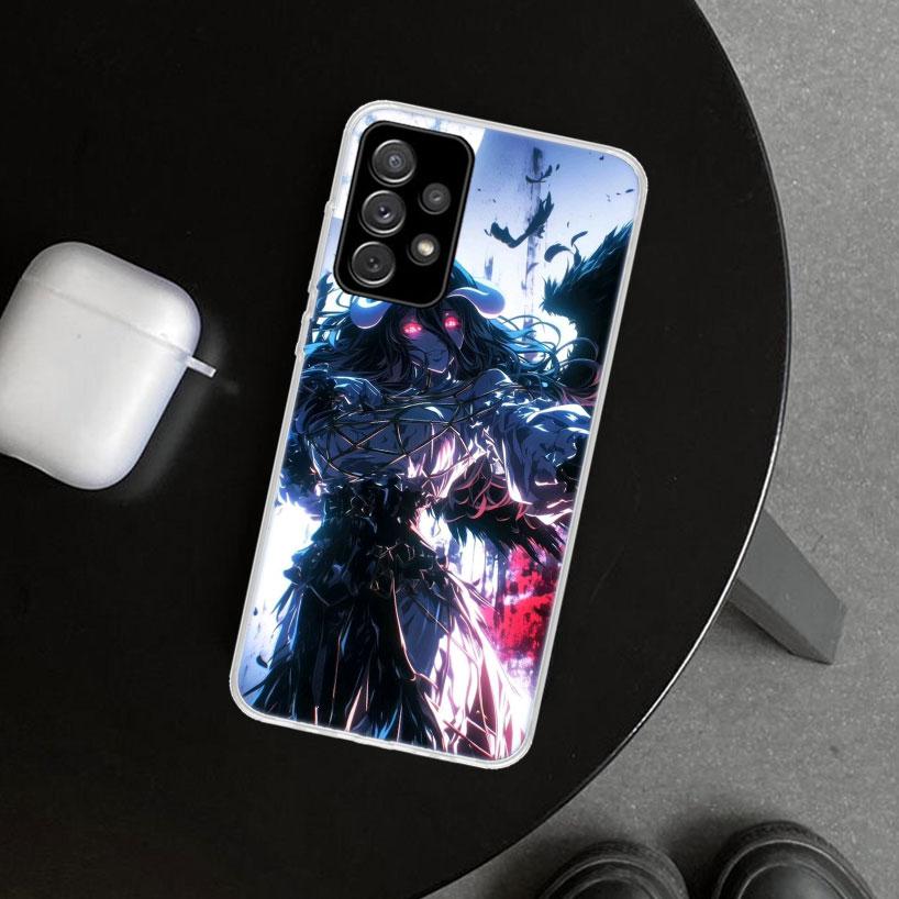 Чехол для телефона Albedo Overlord Anime для Samsung Galaxy A12 A22 A32 A52 A72 A02S A51 A50S A31 A20S A10S Note 20 Ultra 10 Plus