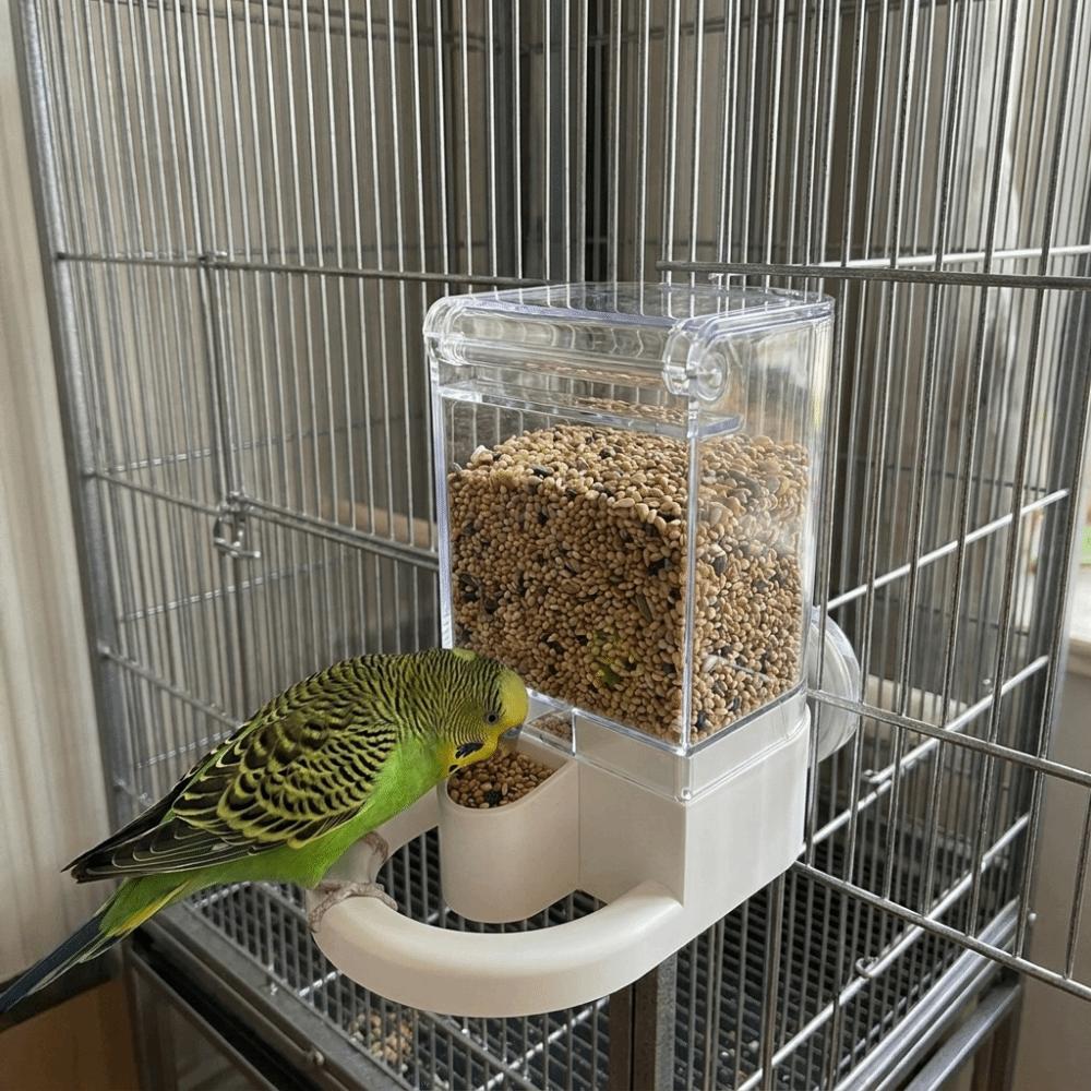 Detachable Bird Water Dispenser Universal Parrot Feeding Box for All Small Pet