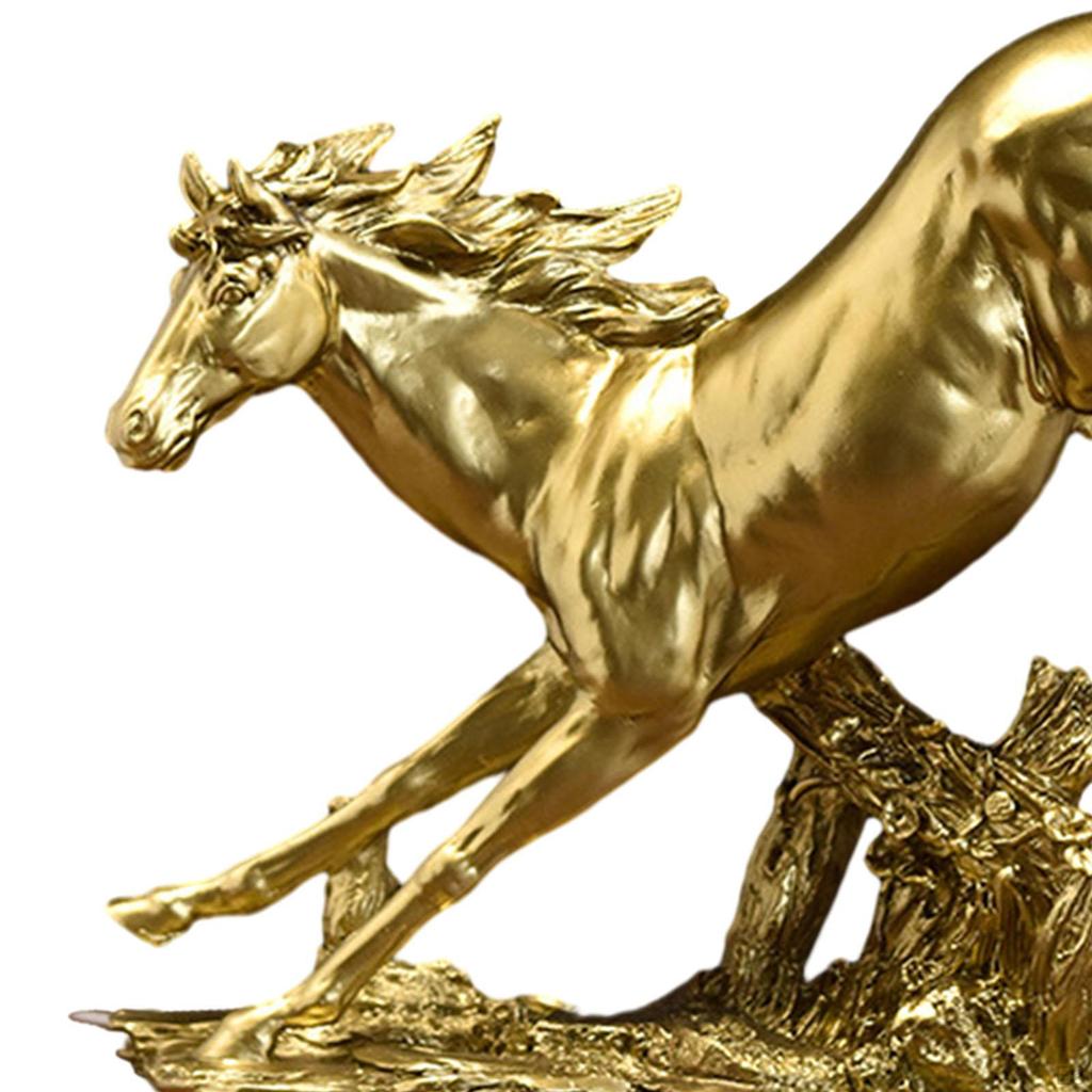 Horse Statue Figurines Collectable Crafts Resin Animal Ornaments Sculpture