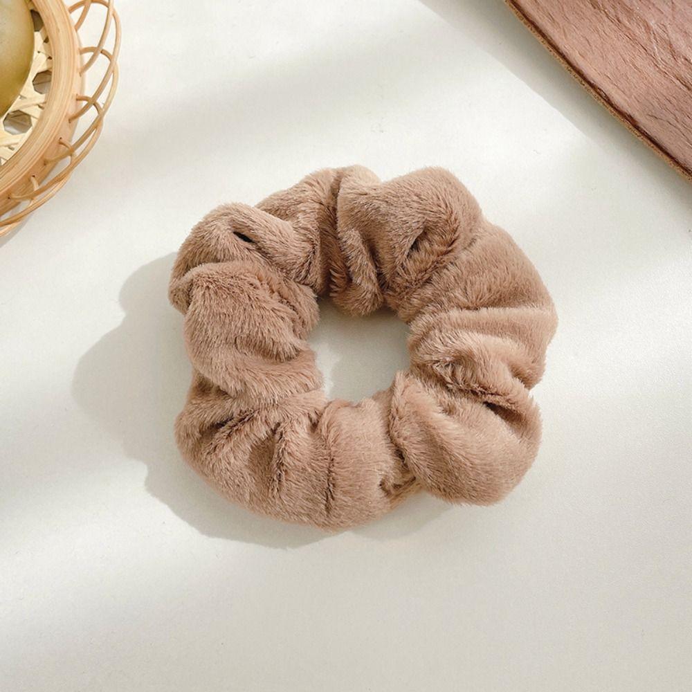 Большой корейский плюшевый пучок для волос, петля, кудрявая оборка, новая резинка для волос, шарм и красота