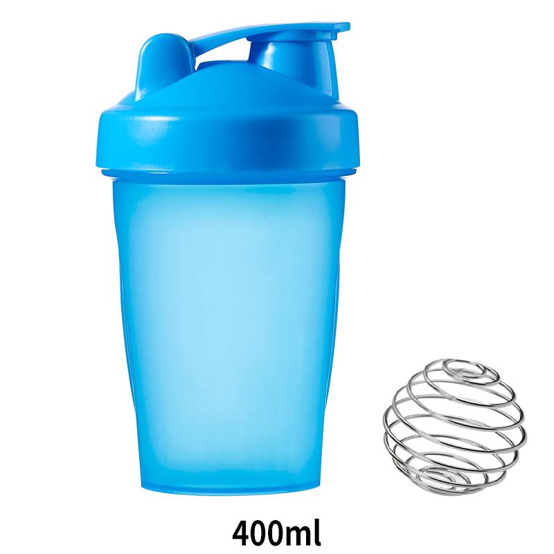 Бутылка для спортивного шейкера 400 мл, молочный шейкер, порошок сывороточного протеина, бутылка для смешивания, спортивный шейкер для фитнеса, спортзала, портативный пластиковый напиток