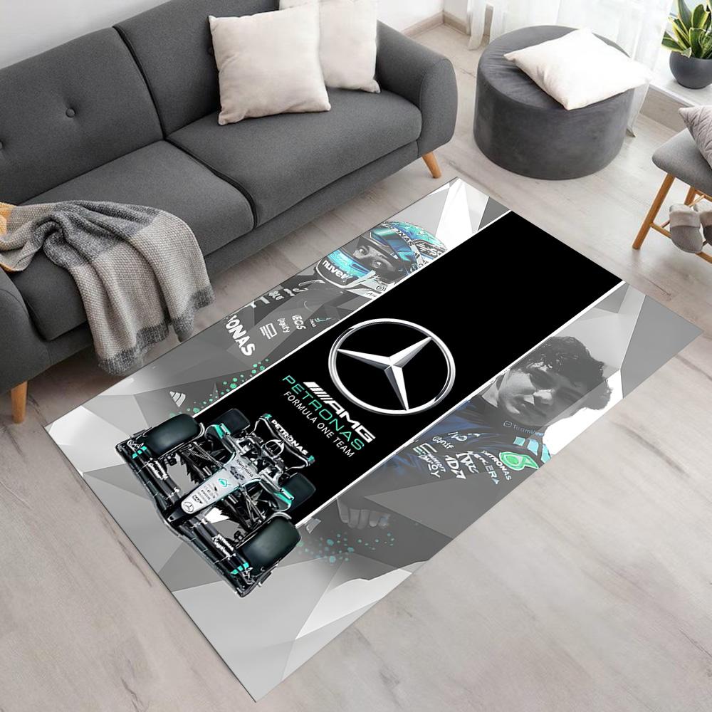 Mercedes AMG Petronas Team Floor Mat Perfect for Living Rooms Outdoor Kitchen Entryway Anti-slip Rug Office home decor