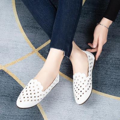 Остроконечная плоская подошва повседневная обувь для женщин мода ажурные дышащие удобные мягкие подошвы женская обувь Zapatos De Mujer