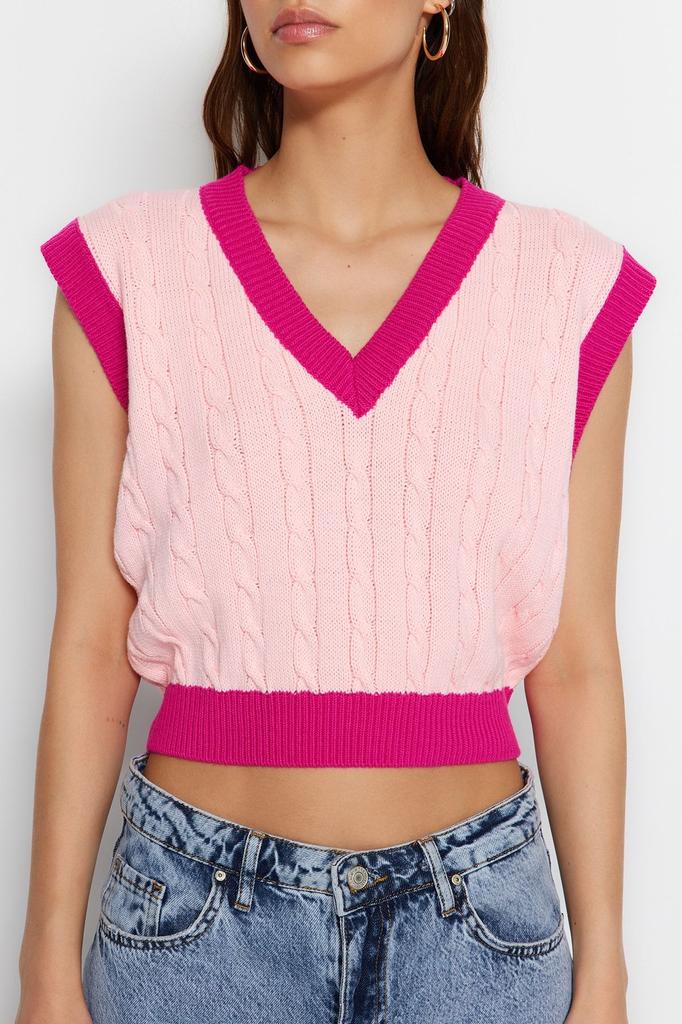 Women's Elegance Style Sweater Stone Crop Hair Knitted Knitwear Sweater