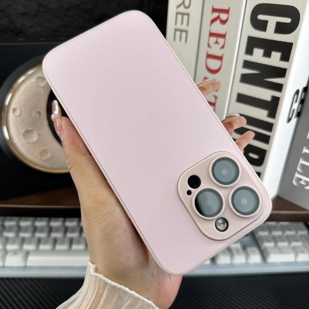 AG Нано-матовый чехол для iPhone17ProMax с 16 защитными пленками на все объективы и защитой мягкого края