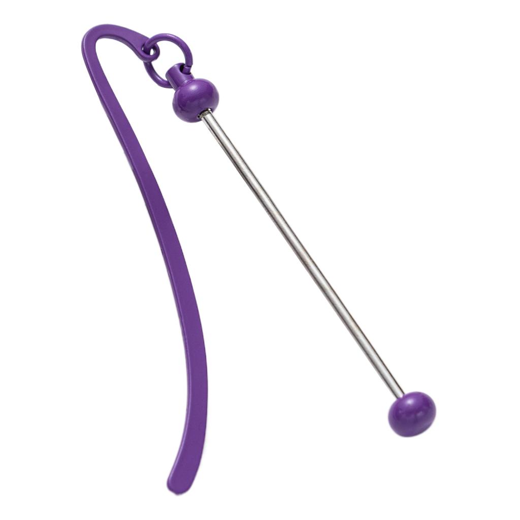 Закладки для книг с крючками из бисера своими руками, металлические маркеры для книг с длинным кулоном, аксессуары для чтения, подарок для книголюба, книжного червя