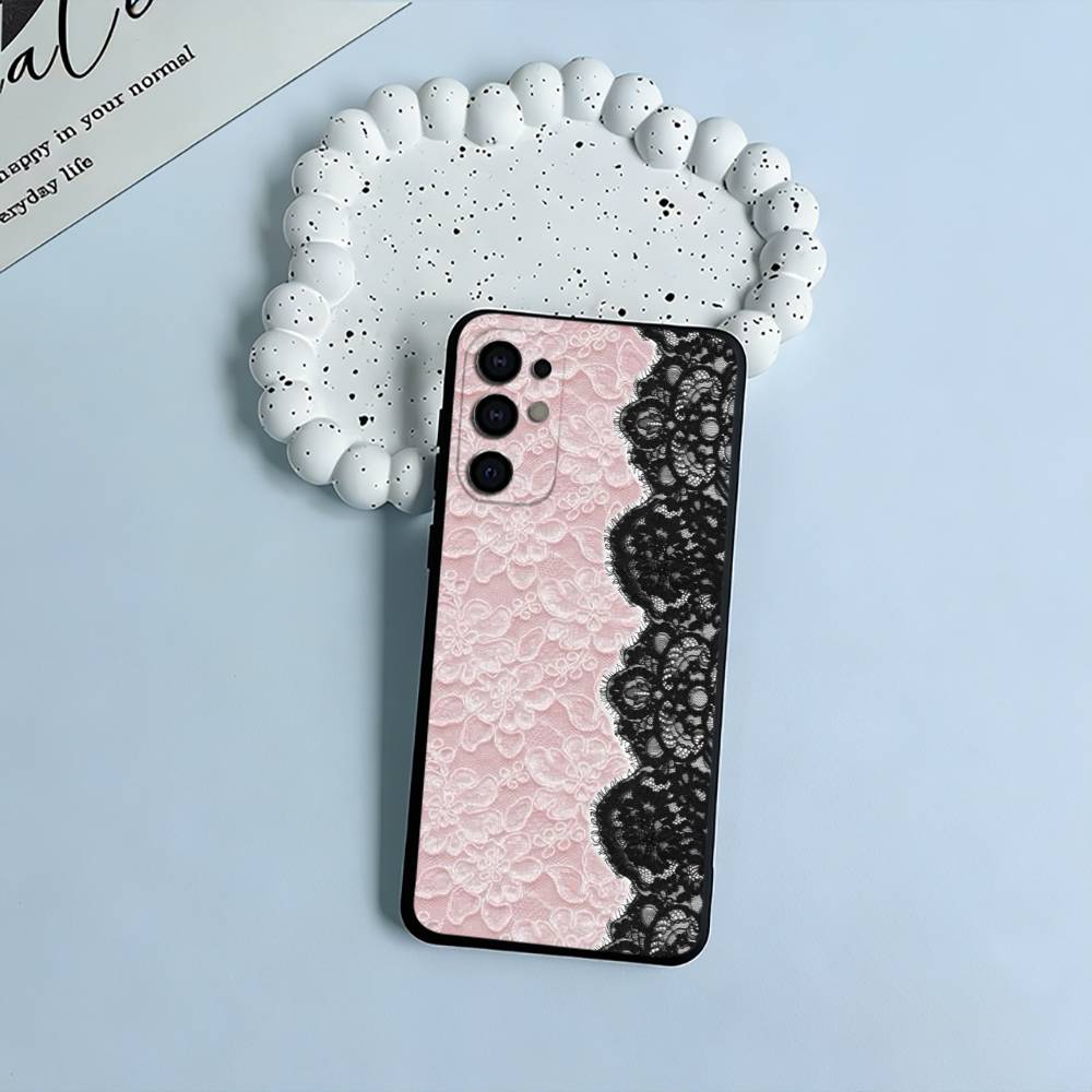 Чехол для телефона с принтом L-Lace для Samsung S25, S24, S21, S22, S23, S30, Ultra, S20, Plus, Fe, Lite, Черный Мягкий Силикон