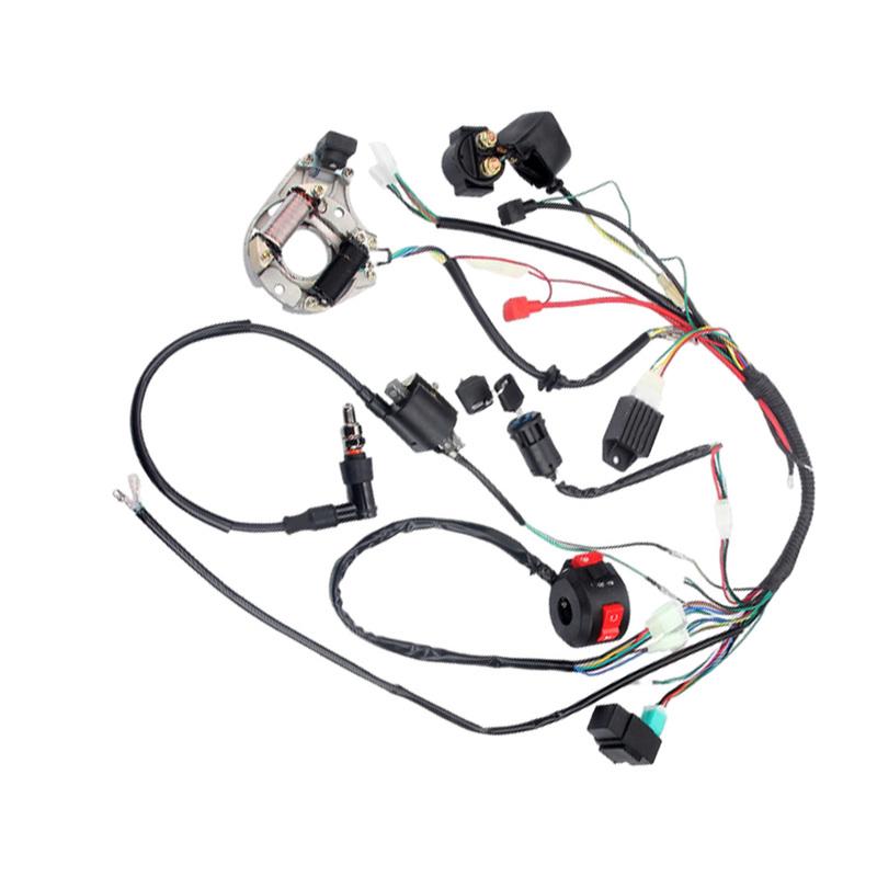 Complete Electrics Wiring Harness CDI Coil For Kawasaki KLX Chinese Dirt Bike ATV QUAD 49cc 50cc 80cc 90cc 100cc 110cc 125cc