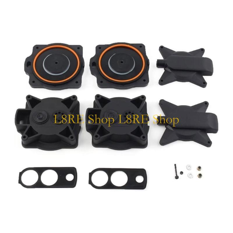 L8RE Air Pumps Diaphragm Maintenance Set Replacement Component Plastic Texture for HP100 HP120 Long Component