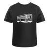 Футболка с трамваем 100% хлопок S XXL Ta020042