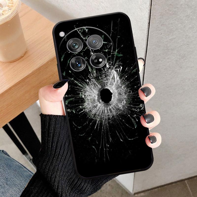 For OnePlus 12 Case Cover For OnePlus12 Fundas New Black Soft Silicone TPU Protective Phone Case For One Plus 12 Bumper Coque