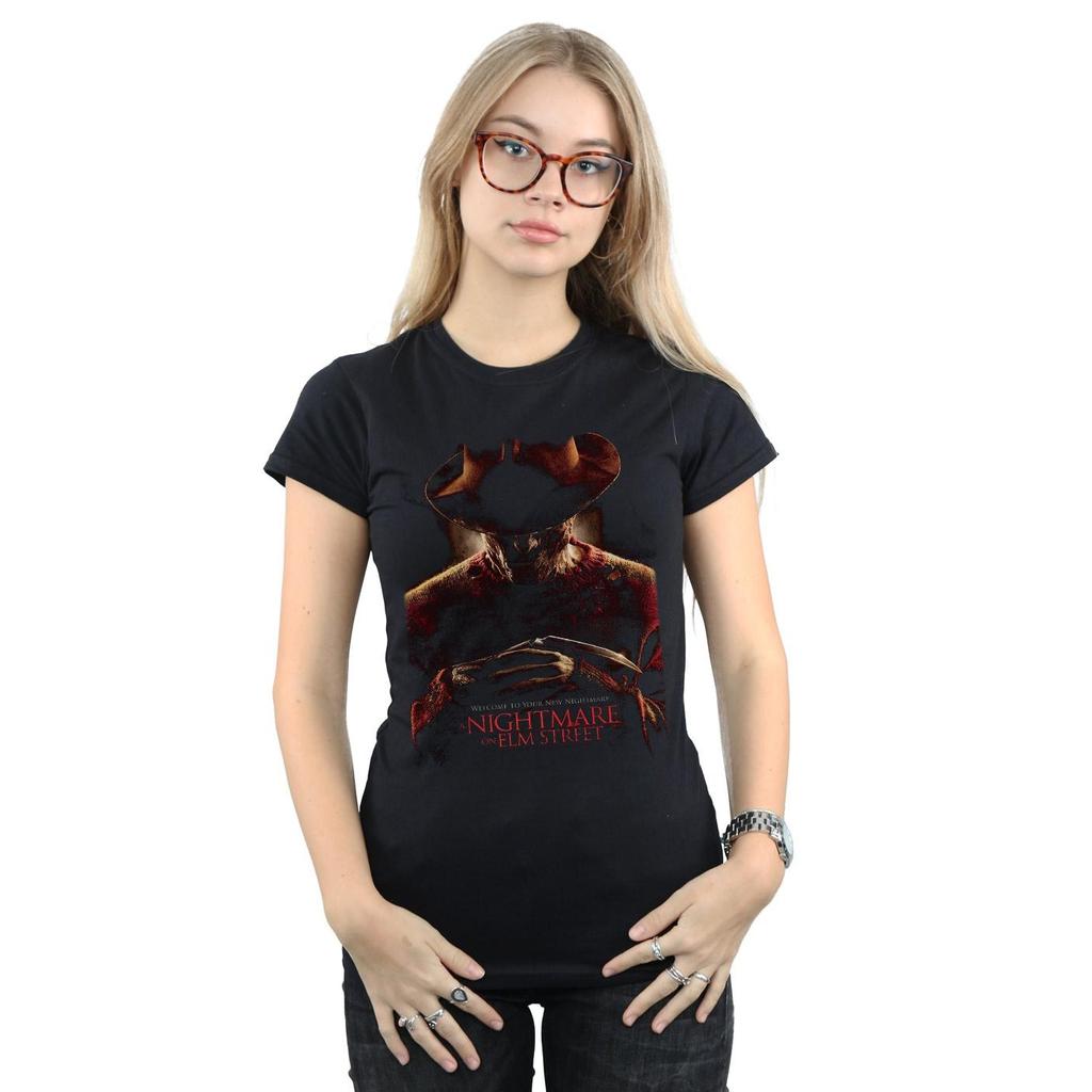 A Nightmare On Elm Street Womens/Ladies Weclome To Your New Nightmare Cotton T-Shirt