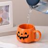 400 мл Тыквенная кружка Керамическая Хэллоуин тыква лицо кофейная чашка Милая тыква узор кружка