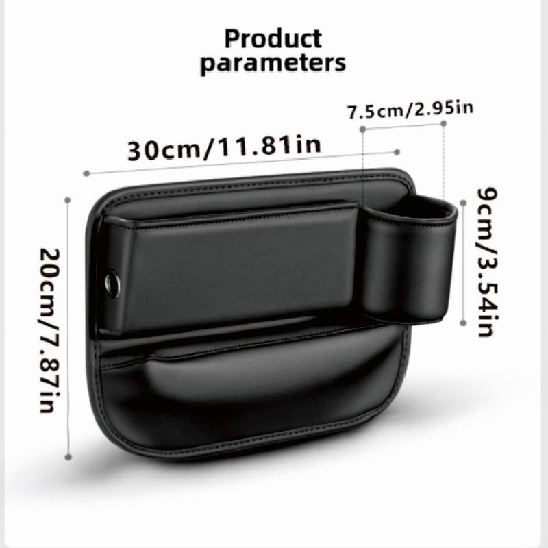 Заполнитель щели между сиденьями автомобиля Многофункциональный ящик для хранения Очки Монеты Ключи Карточка С подстаканником Телефон Мелочи Органайзер Лоток Аксессуары