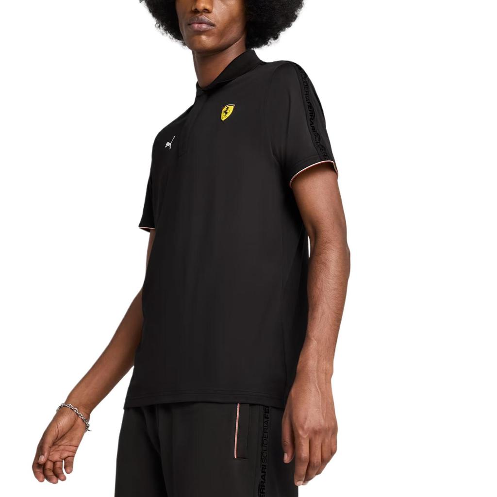 Puma Мужская рубашка-поло Race Cloudspan Черная 630185-01