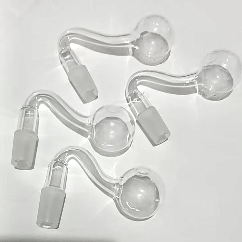 1/4PC Фильтрованные аксессуары Фильтрованный дым Высококачественная водопроводная трубка Высокое боросиликатное стекло DIY двойного назначения изогнутая трубка