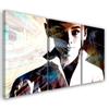 Three Piece Picture Canvas Print Audrey Hepburn
