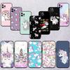 RE17 Cartoon Unicorn Phone Case for Samsung Galaxy S20 S21 S22 Ultra FE + Plus A21S A22 A24 A25 A26 A30 A30S A31