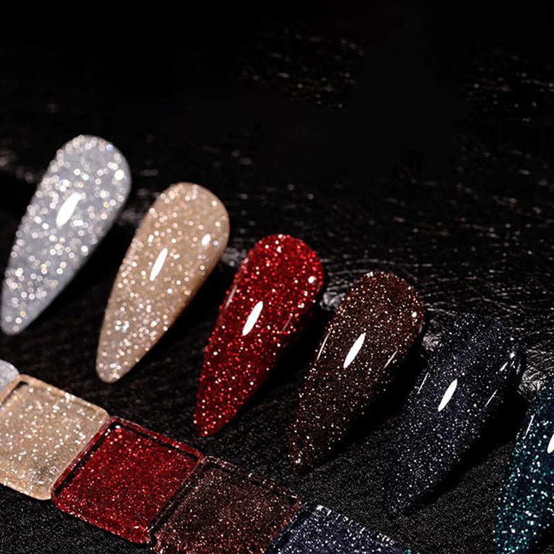 7,5 мл гель-лак для ногтей с блестками, замачиваемый УФ-светодиодный гель-лак для дизайна ногтей, маникюр
