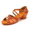 Children Girls' Latin Dance Shoes Women Ballroom Latin Shoes Ladies Modern Tango Dancing Performance Shoes Salsa Sandals