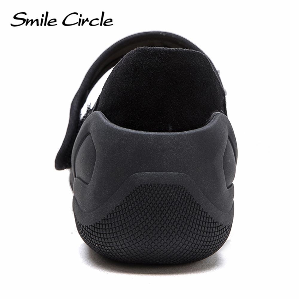 Женские туфли Мэри Джейн из натуральной кожи с круглым носком и пряжкой на толстой подошве, модные повседневные балетки