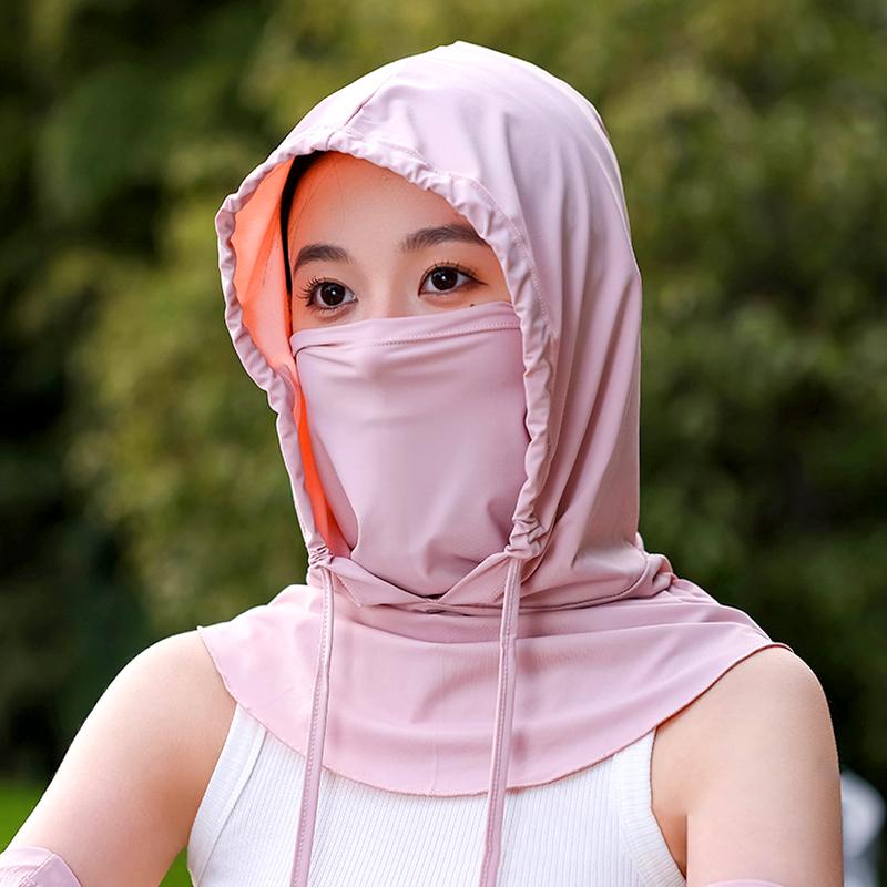 1 шт. маска для лица защита от солнца шея накидка на голову для езды на велосипеде на открытом воздухе модный мягкий дышащий анти-УФ солнцезащитный головной убор