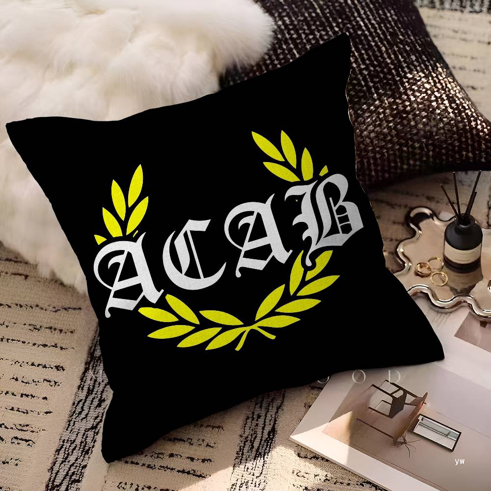 AAcabS UUltras Logo Cushion Cover Car Throw Pillow Case For Sofa Car Christmas Gift 40x40cm 45x45cm