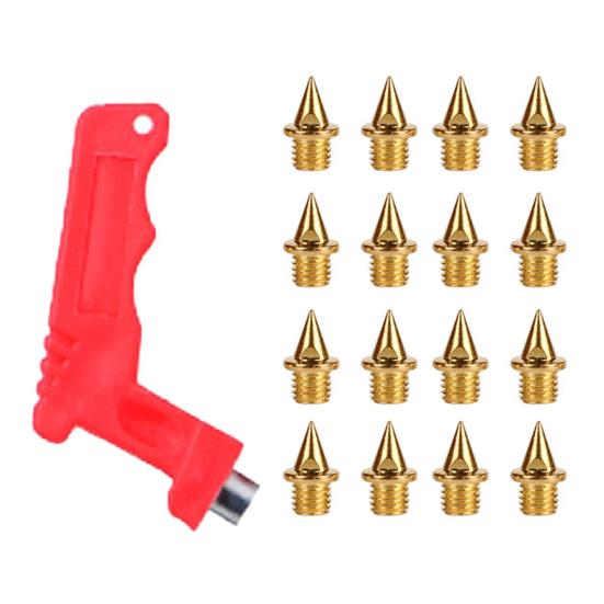 Yousheng 100 шт. шипов для беговых лыж из углеродистой стали, шипы для беговых и кроссовых кроссовок с ключом для шипов для спринтерских видов спорта, кроссовки