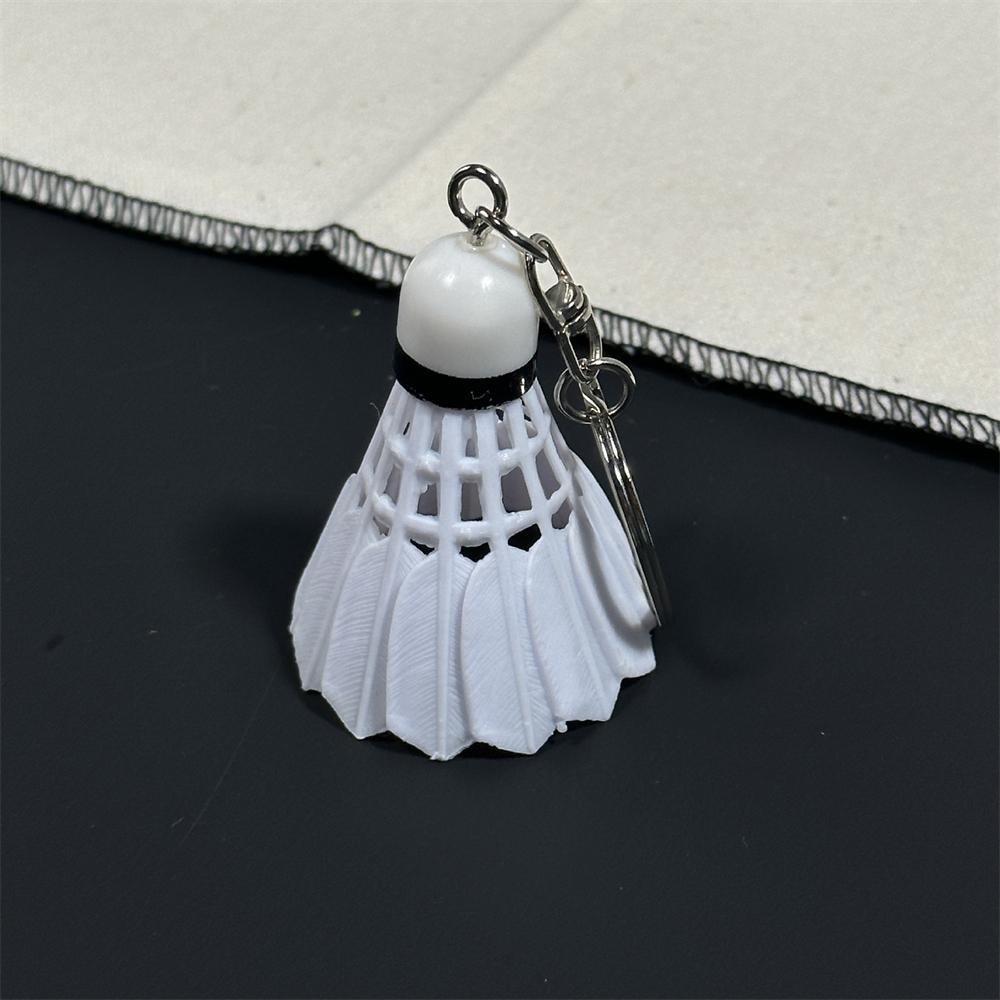 Mini Sports Racket Keychain Tennis Badminton Table Tennis Paddle Keyring Sports Souvenir Backpack Pendant Gift for Sports Lovers 4