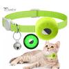 Ошейник-трекер для кошек со светоотражающими полосками, водонепроницаемый регулируемый ошейник безопасности для домашних животных, ошейник-локатор для кошек, чехол для маленьких, средних и больших кошек