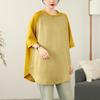 2025 New Summer Plus Size T-Shirt Women O-Neck Short Sleeve Cotton Loose Tops Tees Maxi