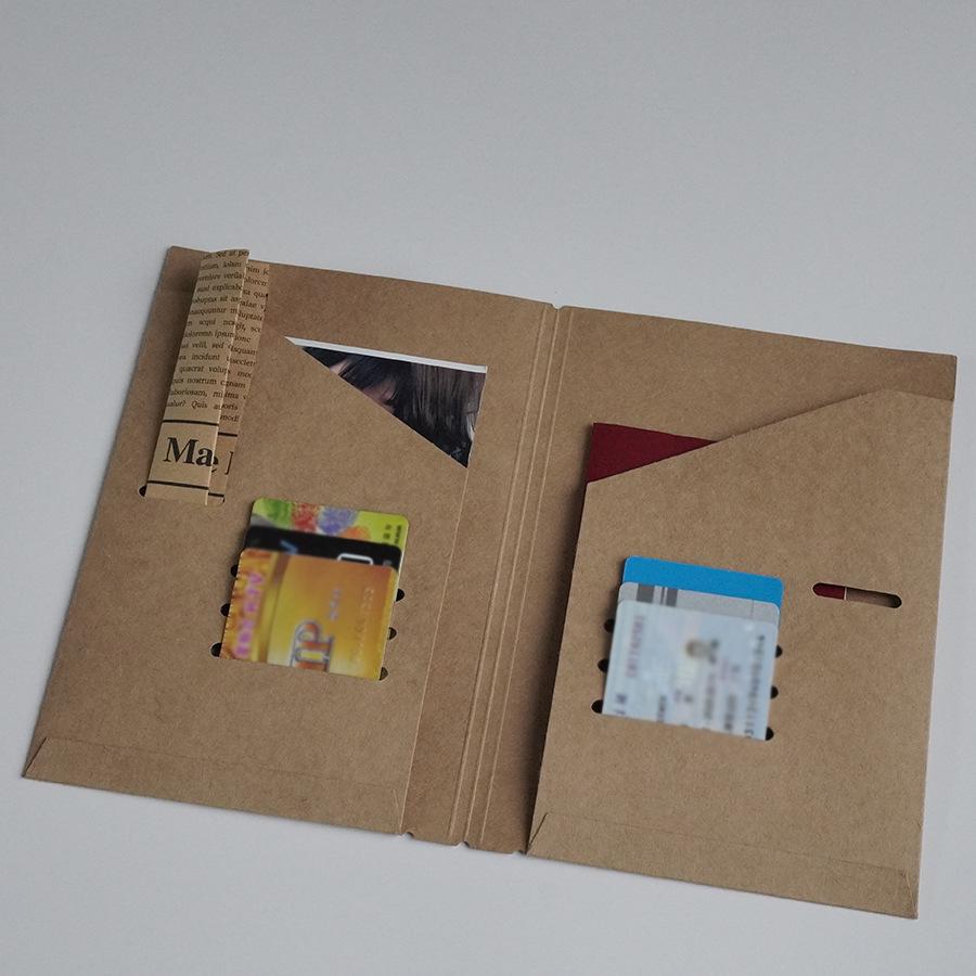 A5/Standard/Pocket/Passport Notebook with Bank Card Storage and Refillable Core, Receipt Folder, and TN Accessories.