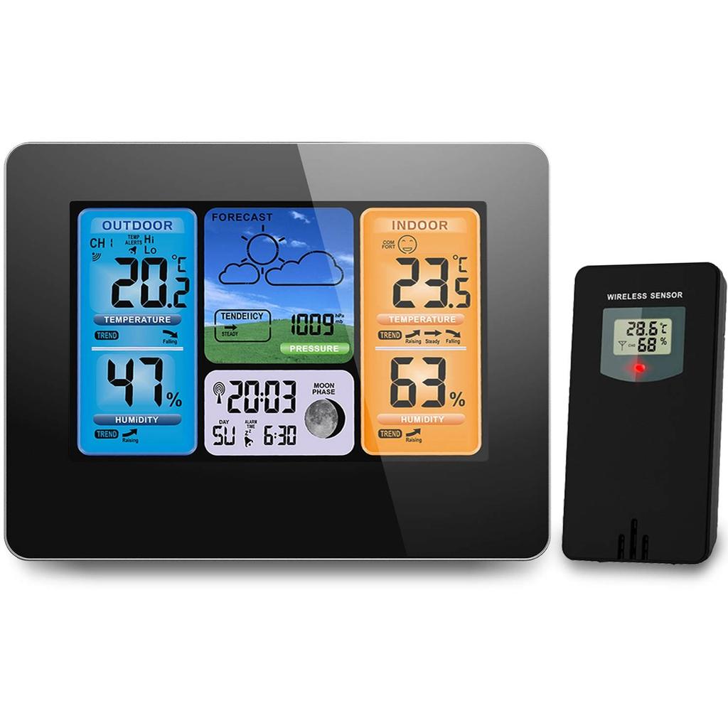 Weather Station With Display Bd-902 Black