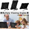 Гибридный чехол-подставка для Samsung Galaxy Tab A8 10.5 SM-X200 X205 X207 Бронированный чехол с вращающейся портативной ручкой-захватом и плечевым ремнем