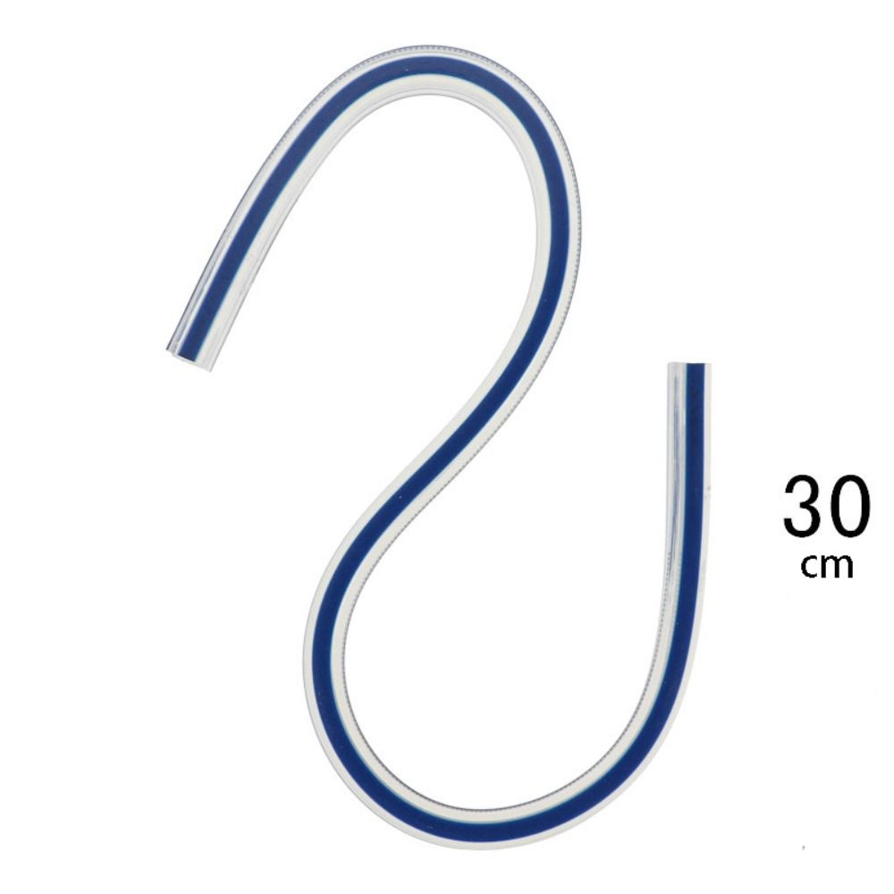 Plastic Snake Shaped Ruler Flexible Flex Curved Ruler School Office Supplies Curve Ruler  Quilting