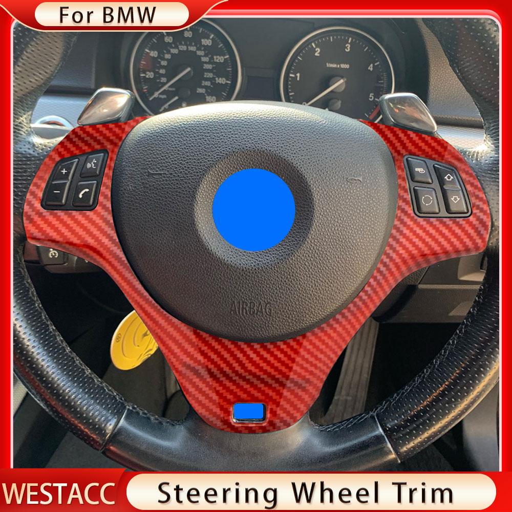 Наклейка на молдинг декоративной накладки на рулевое колесо автомобиля для BMW 1 3 серии E87 E90 E92 E93 2005 - 2012
