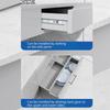 2Set Smooth Glide Bearing Drawer Slides 17Mm Wide Two Way Slide Drawer Glides 8"-17" Hardware Accessories Drawer Rail