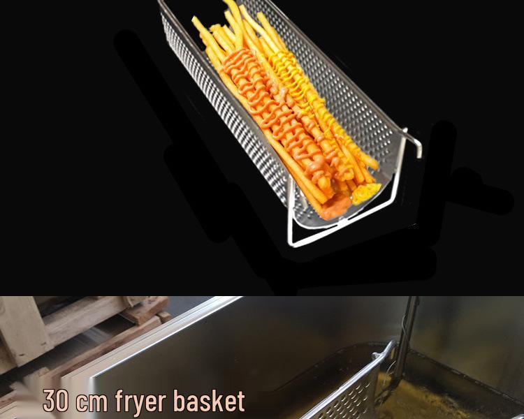 Manual Long Fries Extruder 30cm Commercial French Fry Pressing Machine