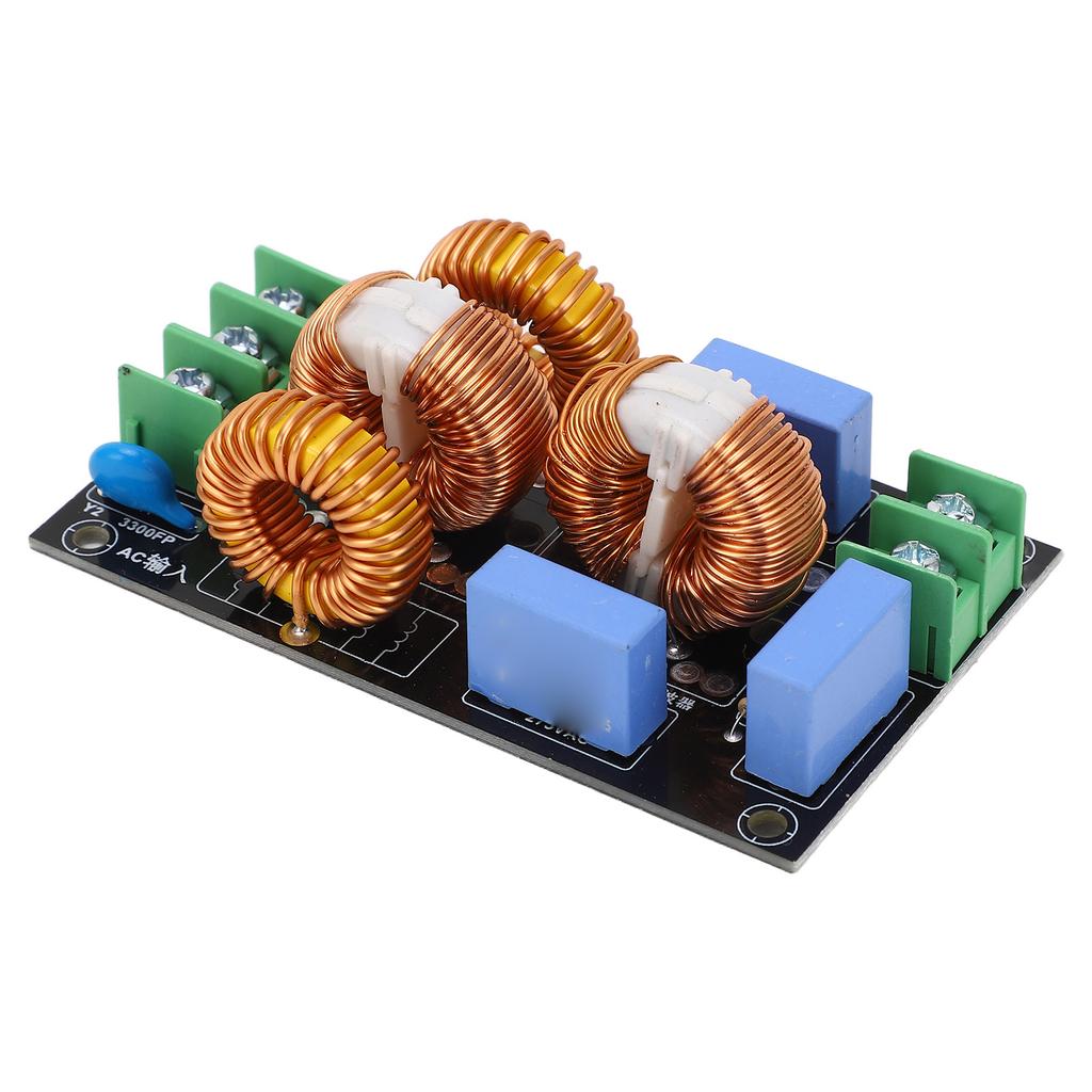 4A FCC EMI Power Filter Module 3 Stage High Frequency Audio Amplifiers Filter AC110V‑
