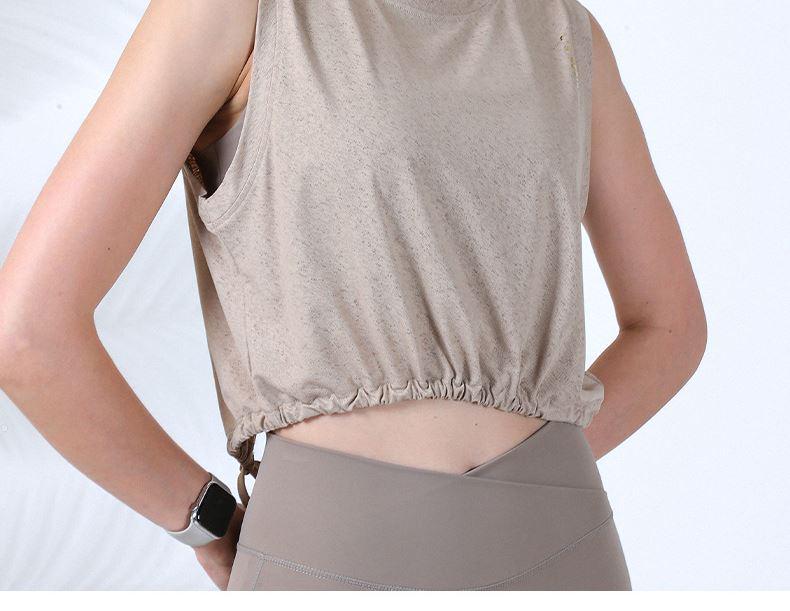 Lightweight Breathable Summer Yoga Vest - Loose Fit, Cool Running Sports T-shirt