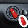 Для 2011- Dodge Charger ABS Красная Накладка на Кнопку Переключателя Фары Салона