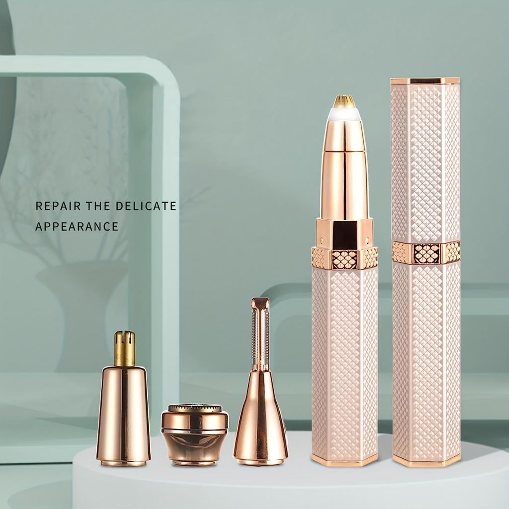 4 в 1 электробритва для лица для женщин, эпилятор для всего тела, перезаряжаемый триммер для волос в бикини, бровей, носа