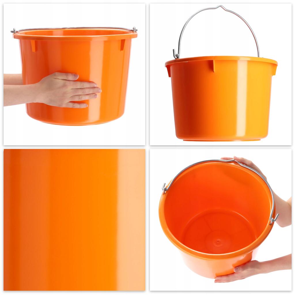 KADAX Wiadro Wiaderko Budowlane 20L 40kg mocne 2szt.