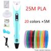 3D Ручка Печать Карандаши Художественный Ремесленный Принтер PLA Нить 3D Рисунок Печать Для Детей Творческий Для Рисования Краска Подарки На День Рождения Праздник