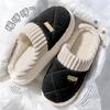 2024 New Women's and Men's Non-Slip Plush Cotton Slippers - Thick Sole, Indoor/Outdoor Wear, Warm & Cozy
